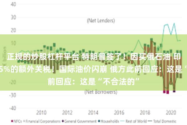 正规的炒股杠杆平台 特朗普签了！因买俄石油 印度被加征25%的额外关税！国际油价闪崩 俄方此前回应：这是“不合法的”