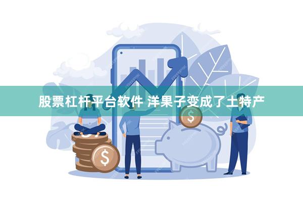 股票杠杆平台软件 洋果子变成了土特产